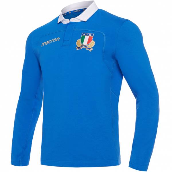 FIR Italie macron Rugby Hommes domicile Maillot à manches longues 58085015